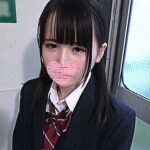 [制服]【エロ動画素人】毛も生え揃っていない現役感溢れる黒髪の女子(18)がハメられる