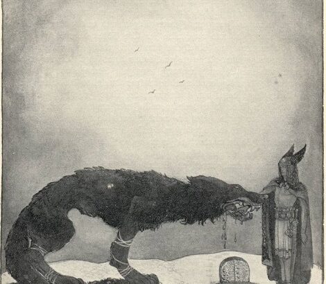 【画像】北欧神話の怪物フェンリルさん、威厳がなくなった変わり果てた姿で発見される