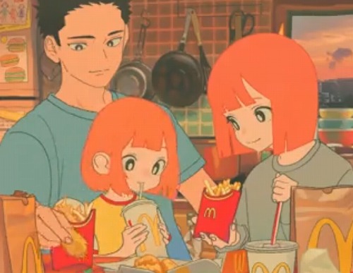 マクドナルドのアニメ広告、可愛すぎると話題にｗｗｗｗｗ