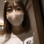 [無修正]【エロ動画】マスク上からもかなり可愛いフェイスだとわかる色白ギャルとホテルでハメ撮り