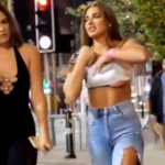 【動画】ロンドンの街中を歩く女性たち、あまりにも服装がドスケベ・ザ・エッチ・セ●クス