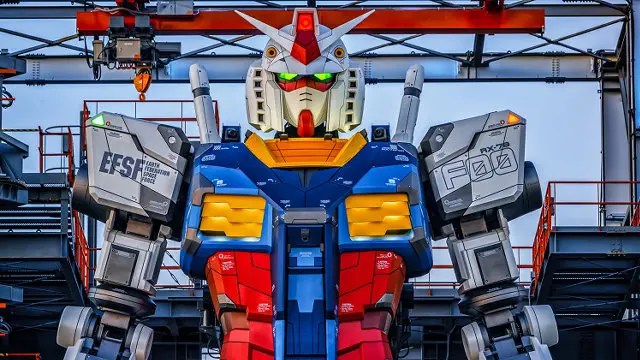 横浜の動く実物大ガンダムさん、来週の2024年3月31日についに公開終了