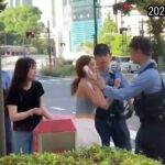 【動画】日本の警察官さん、中国人女性にボコボコに蹴られる姿を撮影されてしまうｗｗｗ