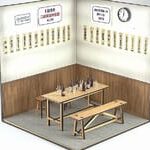 【可動フィギュア用に】 コバアニ模型工房「1/12 昭和の居酒屋」発売決定