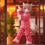 【うちのねこが女の子でかわいい】 ゴールデンヘッド「ニャンフーきなこ」フィギュア 19日予約開始