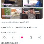 【画像】X民「女性が仕事するほど社会の迷惑だとわかる画像がこれです」1443万PV